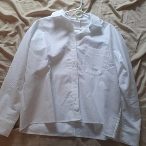 Djerf Avenue Breezy Shirt in White size small (Matilda Djerf) NWOT